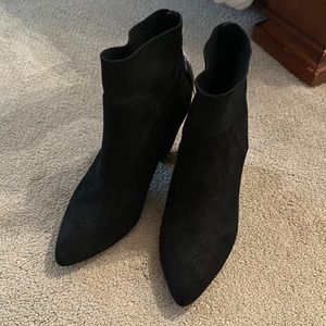 Time and Tru Black Memory Foam Booties